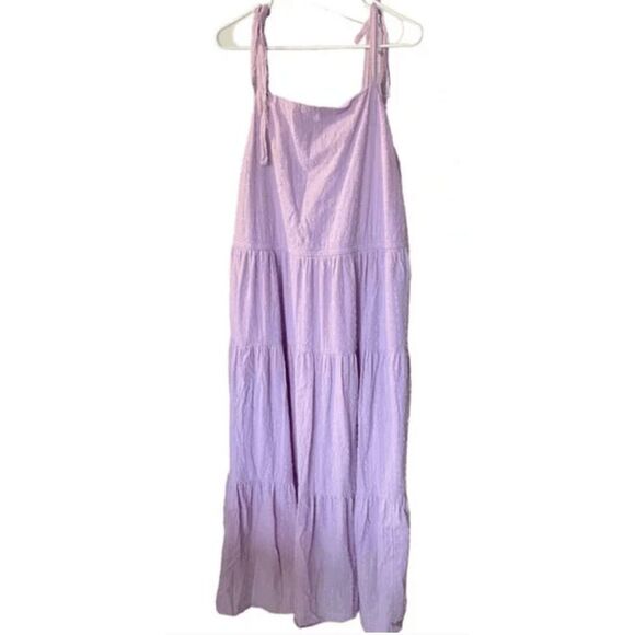 Lane Bryant NWT Tie-Strap Tiered Maxi Dress - Picture 3 of 4